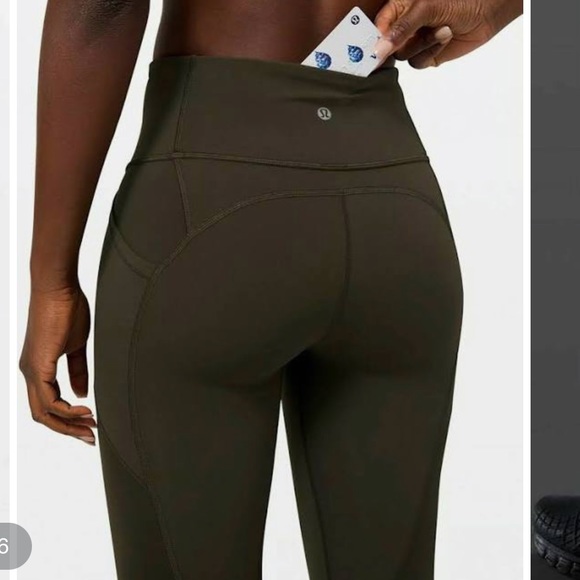 LULULEMON green leggings - Picture 2 of 8